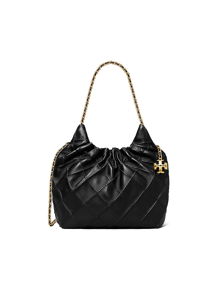 TORY BURCH Ledertasche - Hobo FLEMING MINI schwarz von TORY BURCH