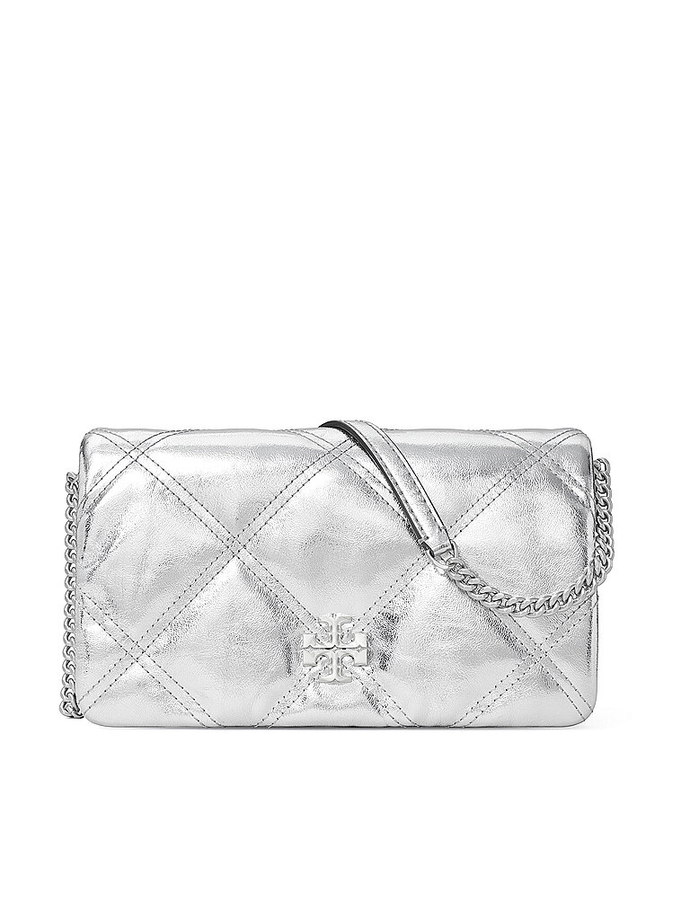 TORY BURCH Ledertasche - Mini Bag KIRA  silber von TORY BURCH