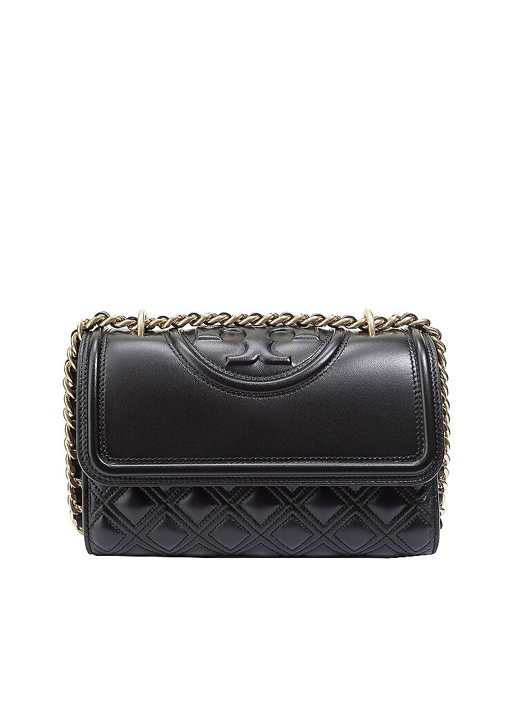 TORY BURCH Ledertasche - Schultertasche FLEMING Small schwarz TORY BURCH Ledertasche - Schultertasche FLEMING Small schwarz von TORY BURCH