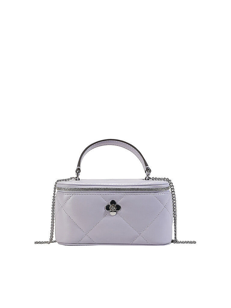 TORY BURCH Ledertasche - Tasche VANITY CASE lila von TORY BURCH