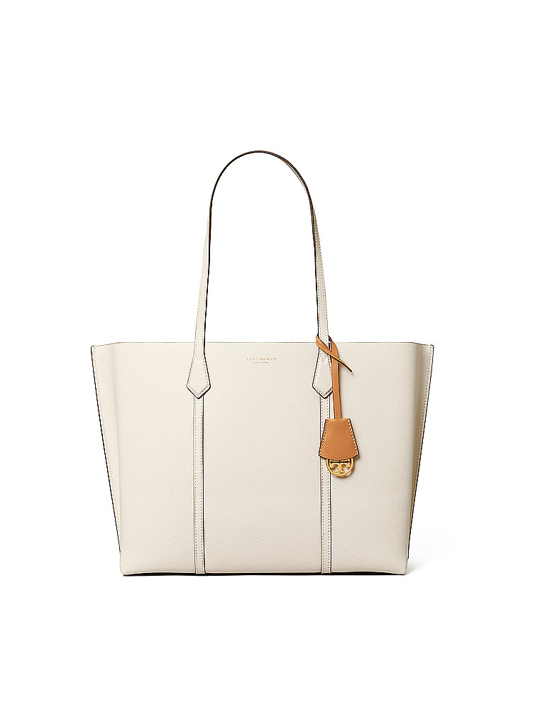 TORY BURCH Ledertasche - Tote Bag PERRY TRIPLE COMPARTMENT beige TORY BURCH Ledertasche - Tote Bag PERRY TRIPLE COMPARTMENT beige von TORY BURCH