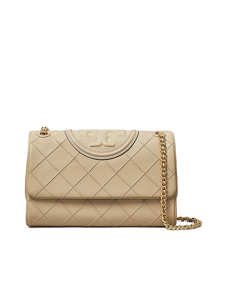 TORY BURCH Ledertasche - Umhängetasche FLEMING  creme von TORY BURCH