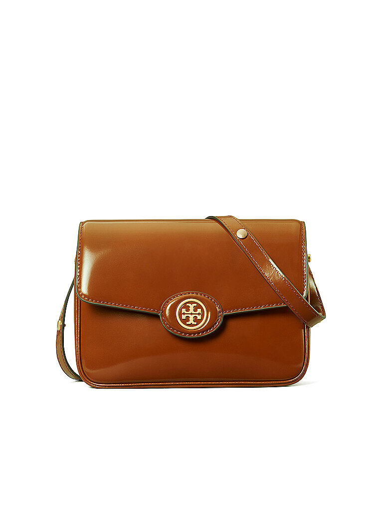 TORY BURCH Ledertasche - Umhängetasche ROBINSON braun von TORY BURCH