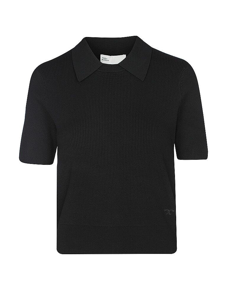 TORY BURCH Poloshirt schwarz | M von TORY BURCH