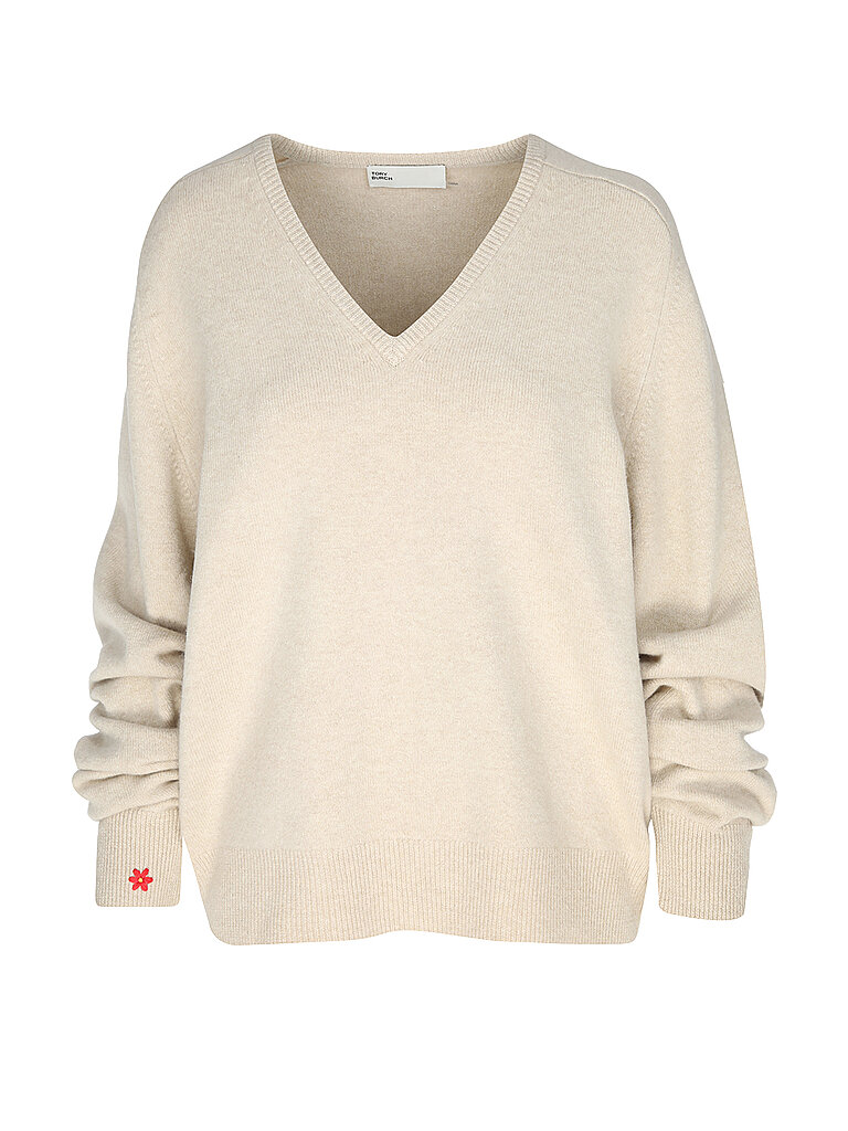 TORY BURCH Pullover beige | L von TORY BURCH