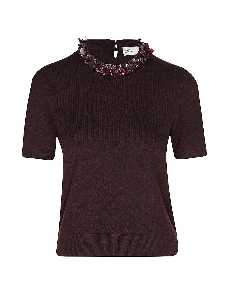TORY BURCH Pullover dunkelrot | S TORY BURCH Pullover dunkelrot | S von TORY BURCH