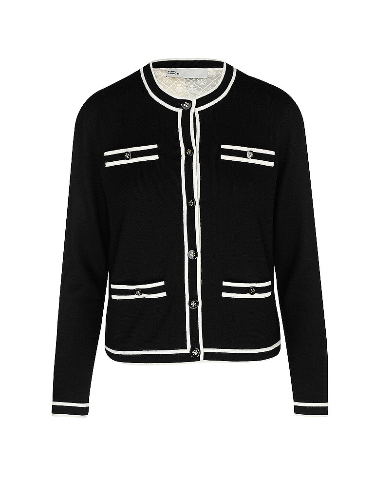 TORY BURCH Strickjacke KENDRA schwarz | S TORY BURCH Strickjacke KENDRA schwarz | S von TORY BURCH
