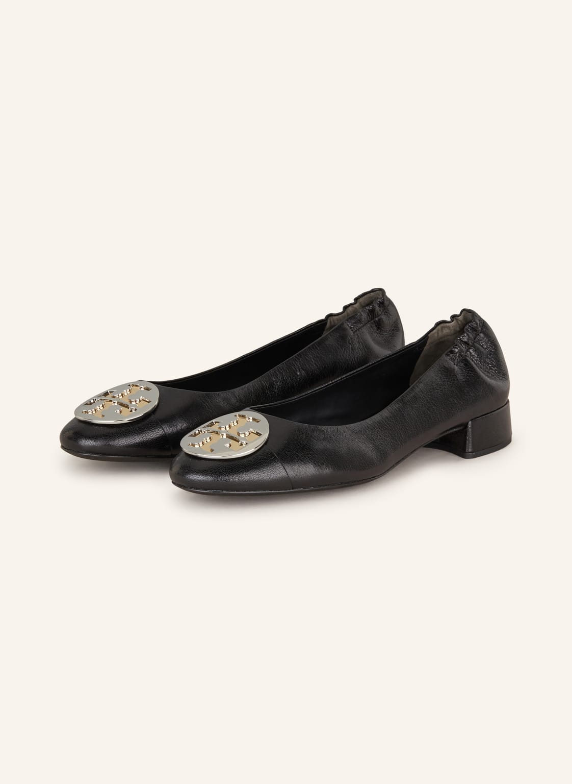 Tory Burch Ballerinas Claire schwarz von TORY BURCH