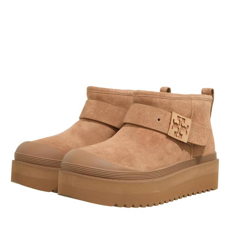 Tory Burch Boots & Stiefeletten - Mellow Shearling Platform Boot - Gr. 35,5 (EU) - in Braun - für Damen von TORY BURCH