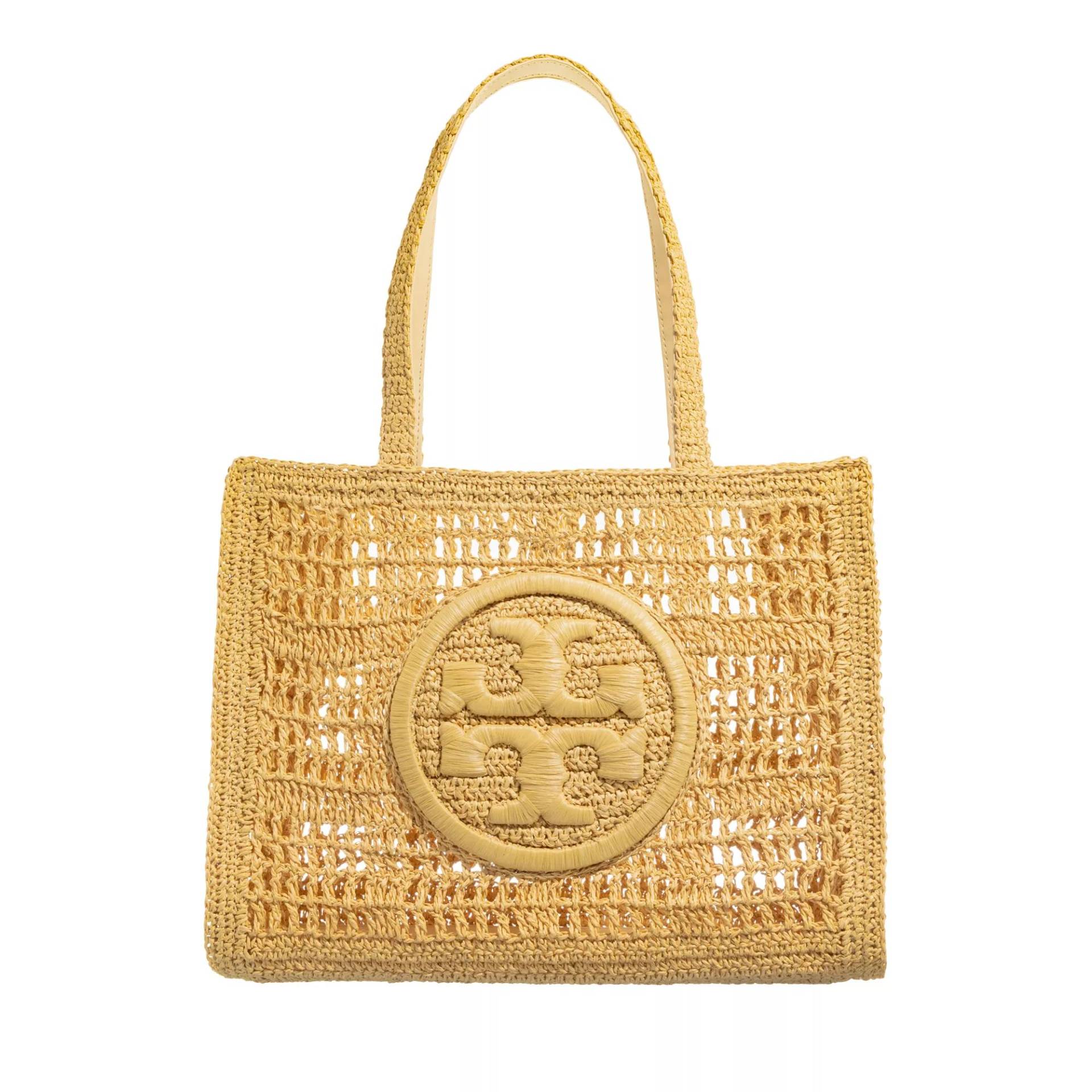 Tory Burch Handtasche - Ella Hand-Crocheted Small Tote - Gr. unisize - in Beige - für Damen von TORY BURCH