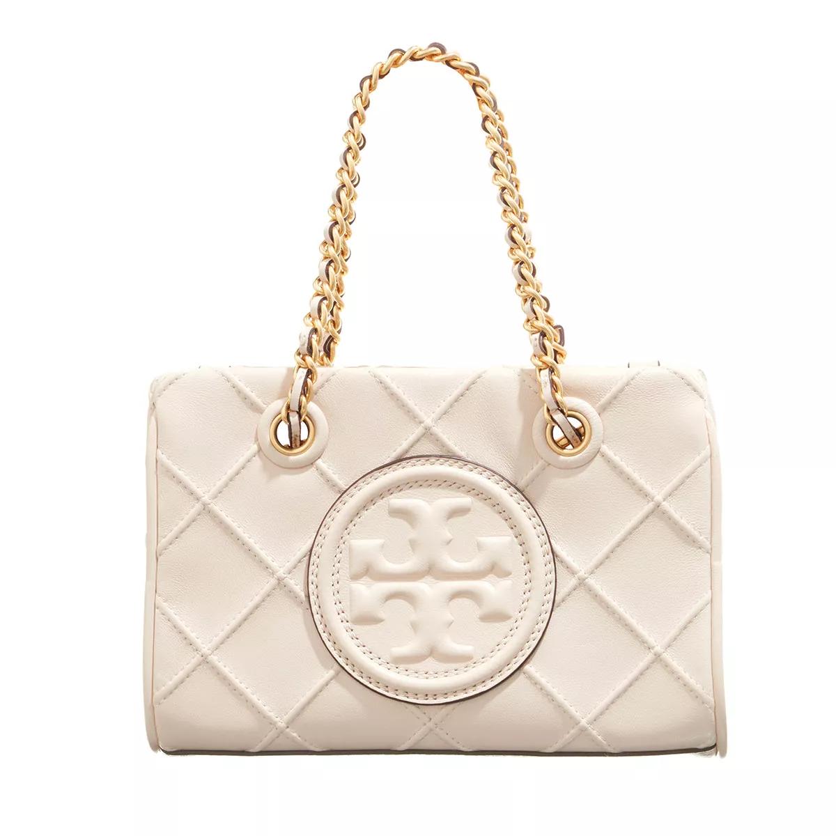 Tory Burch Handtasche - Fleming Soft Mini Chain Tote - Gr. unisize - in Creme - für Damen von TORY BURCH