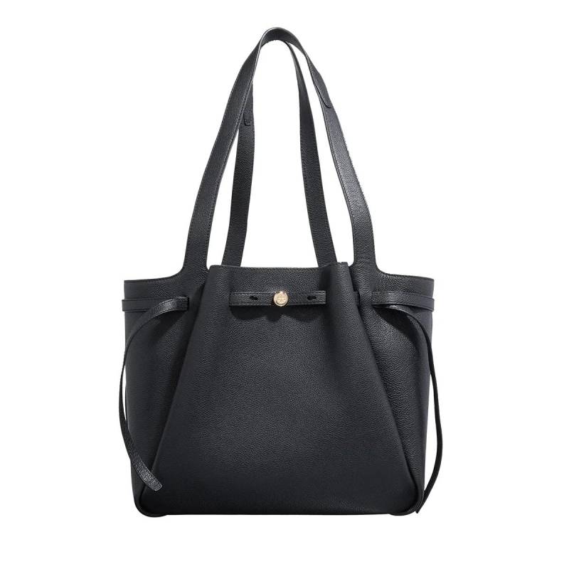 Tory Burch Handtasche - Romy Pebbled Tote - Gr. unisize - in Schwarz - für Damen von TORY BURCH