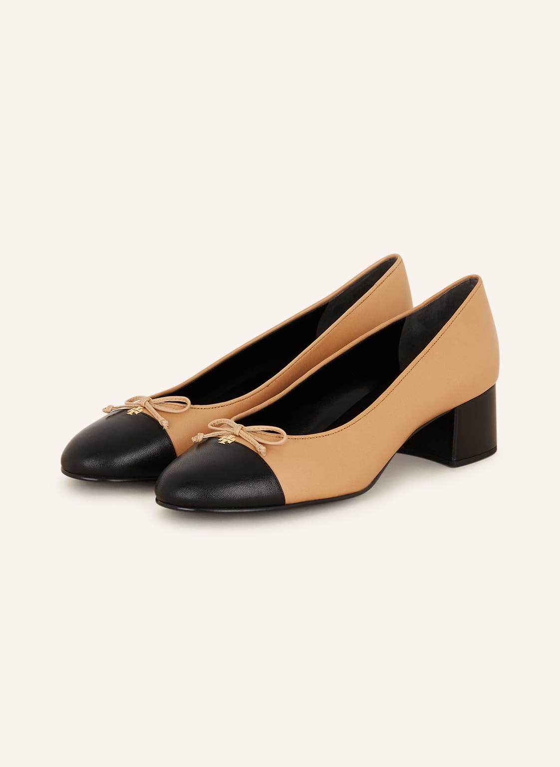 Tory Burch Pumps Bow beige von TORY BURCH