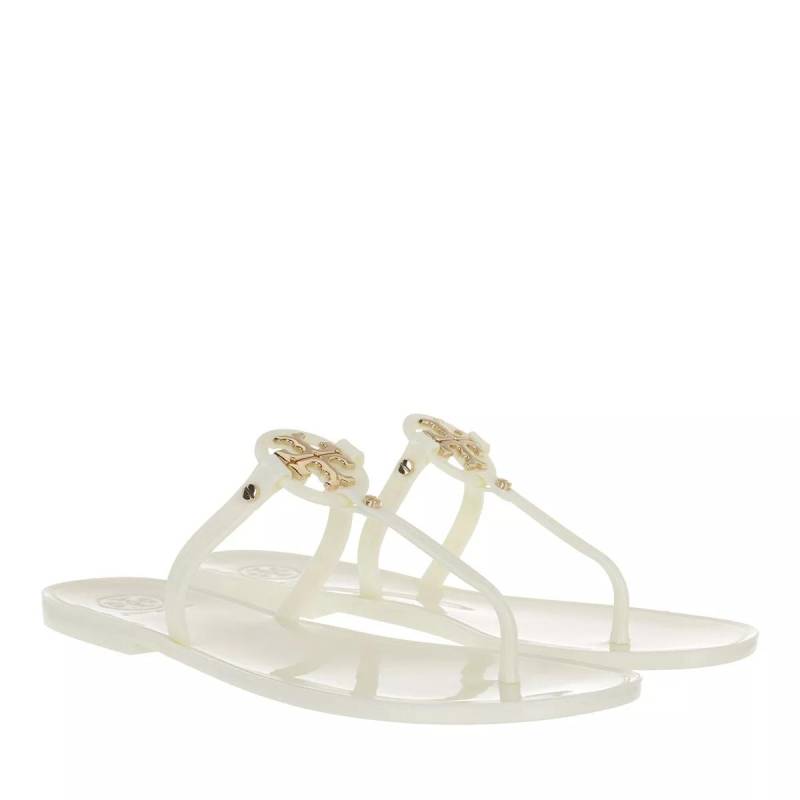 Tory Burch Sandalen - Mini Miller Flat Thong - Gr. 35,5 (EU) - in Creme - für Damen von TORY BURCH