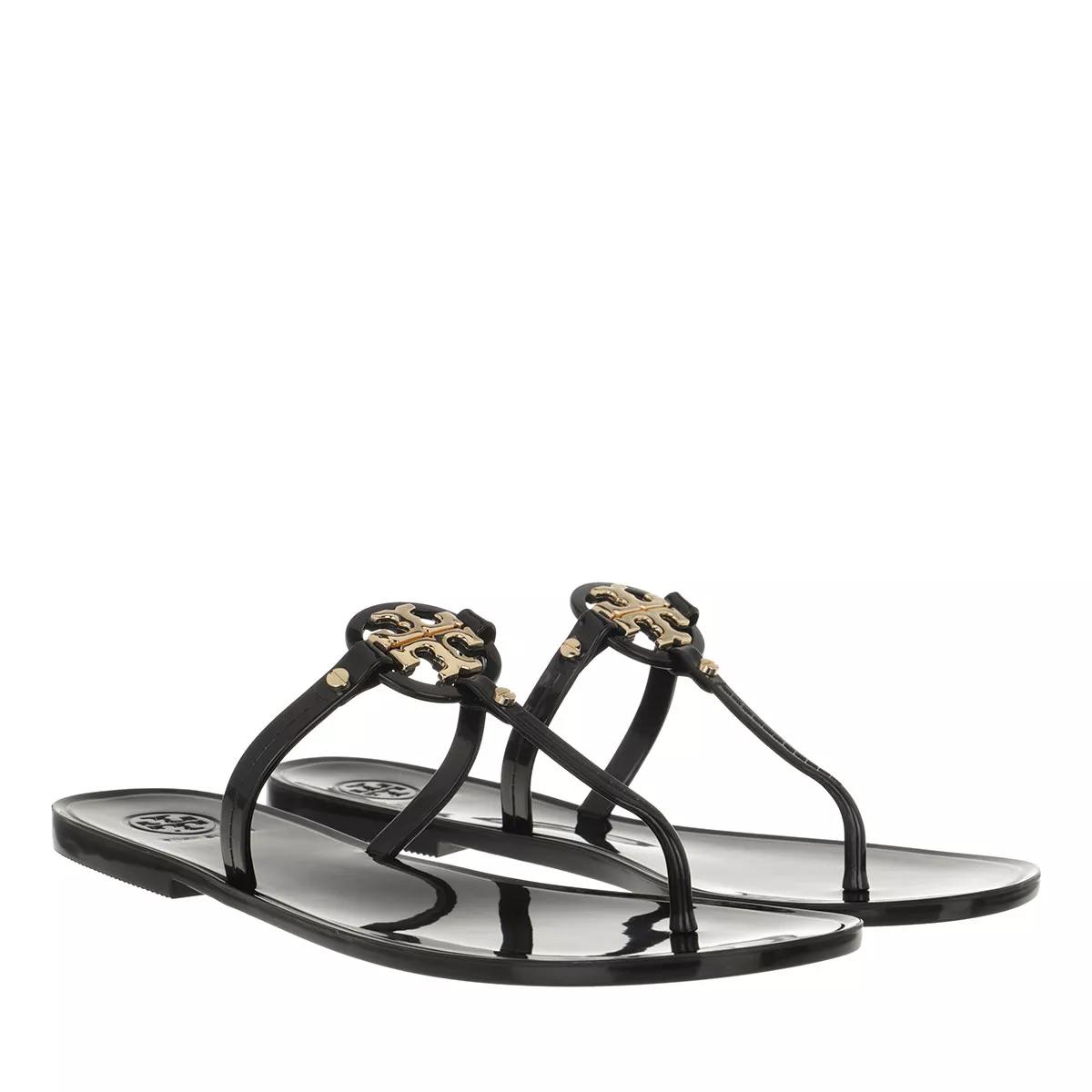 Tory Burch Sandalen - Mini Miller Flat Thong - Gr. 38 (EU) - in Schwarz - für Damen von TORY BURCH