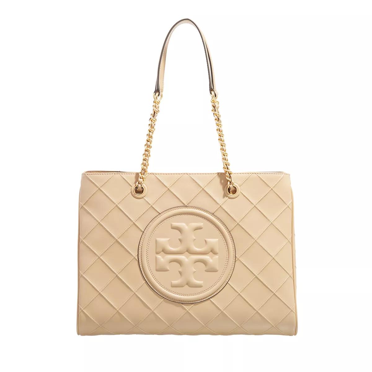 Tory Burch Schultertasche - Fleming Soft Chain Tote - Gr. unisize - in Beige - für Damen von TORY BURCH