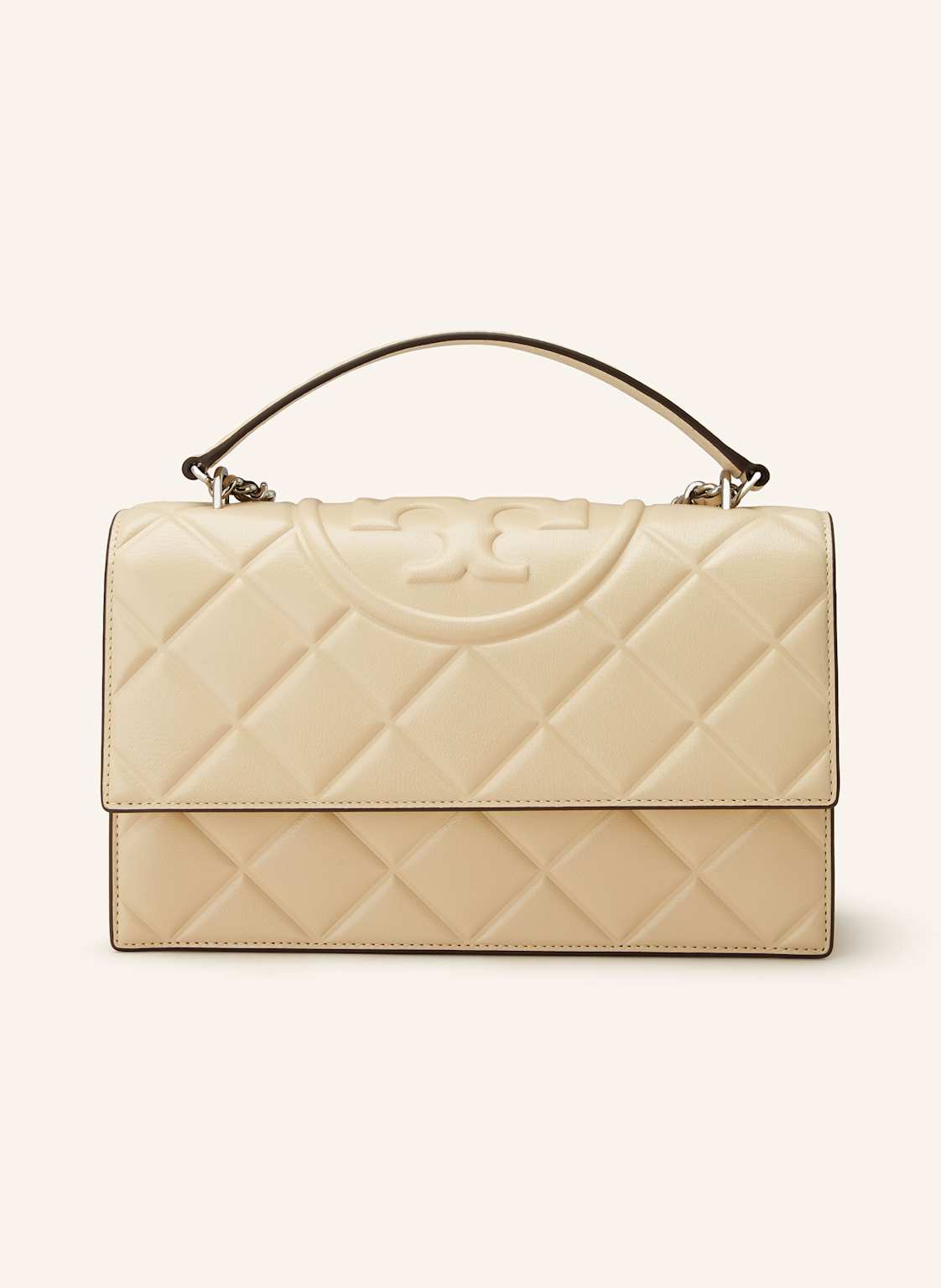 Tory Burch Schultertasche Fleming beige Tory Burch Schultertasche Fleming beige von TORY BURCH