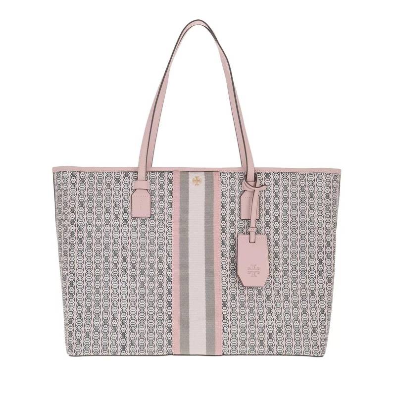 Tory Burch Schultertasche - Gemini Link Canvas Top-Zip Tote - Gr. unisize - in Rosa - für Damen von TORY BURCH