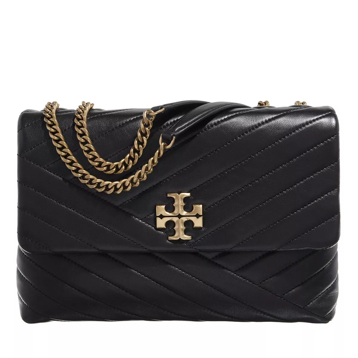 Tory Burch Schultertasche - Kira Chevron Convertible Shoulder Bag - Gr. unisize - in Schwarz - für Damen von TORY BURCH