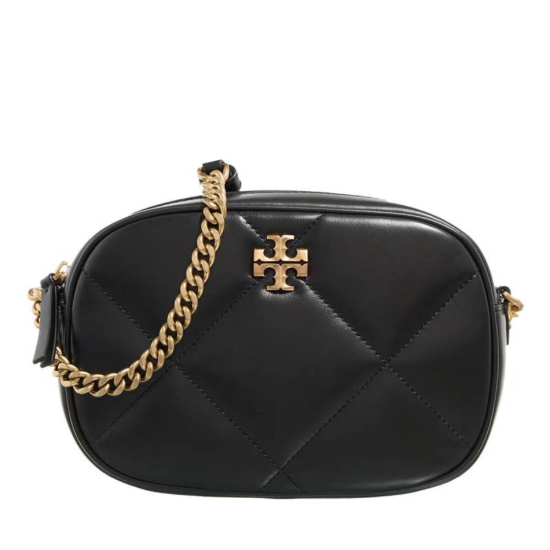 Tory Burch Schultertasche - Kira Diamond Quilt Camera Bag - Gr. unisize - in Schwarz - für Damen von TORY BURCH