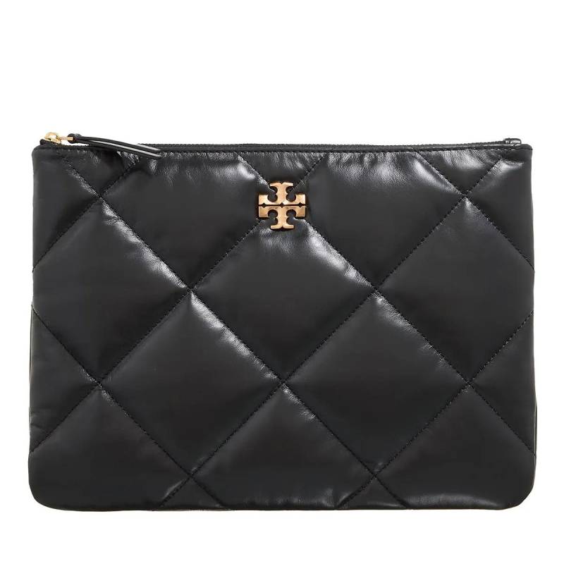 Tory Burch Schultertasche - Kira Diamond Quilt Pouch - Gr. unisize - in Schwarz - für Damen von TORY BURCH