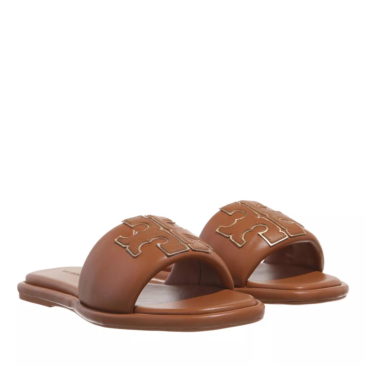 Tory Burch Slipper & Pantoletten - Double T Sport Slide - Gr. 36 (EU) - in Braun - für Damen von TORY BURCH