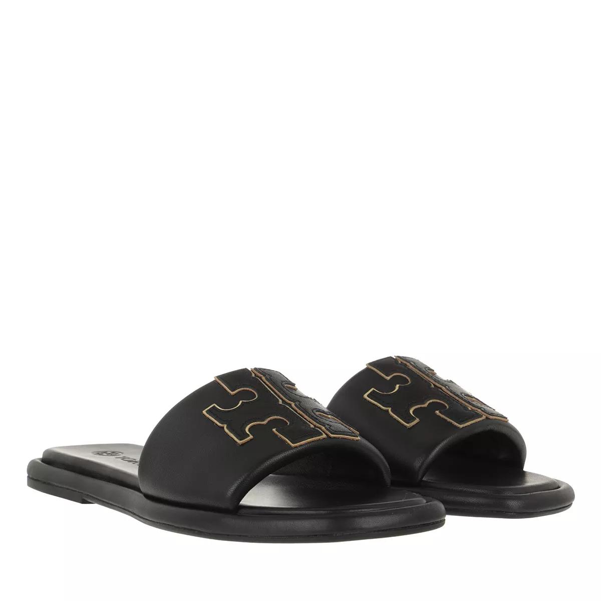 Tory Burch Slipper & Pantoletten - Double T Sport Slide - Gr. 36 (EU) - in Schwarz - für Damen von TORY BURCH