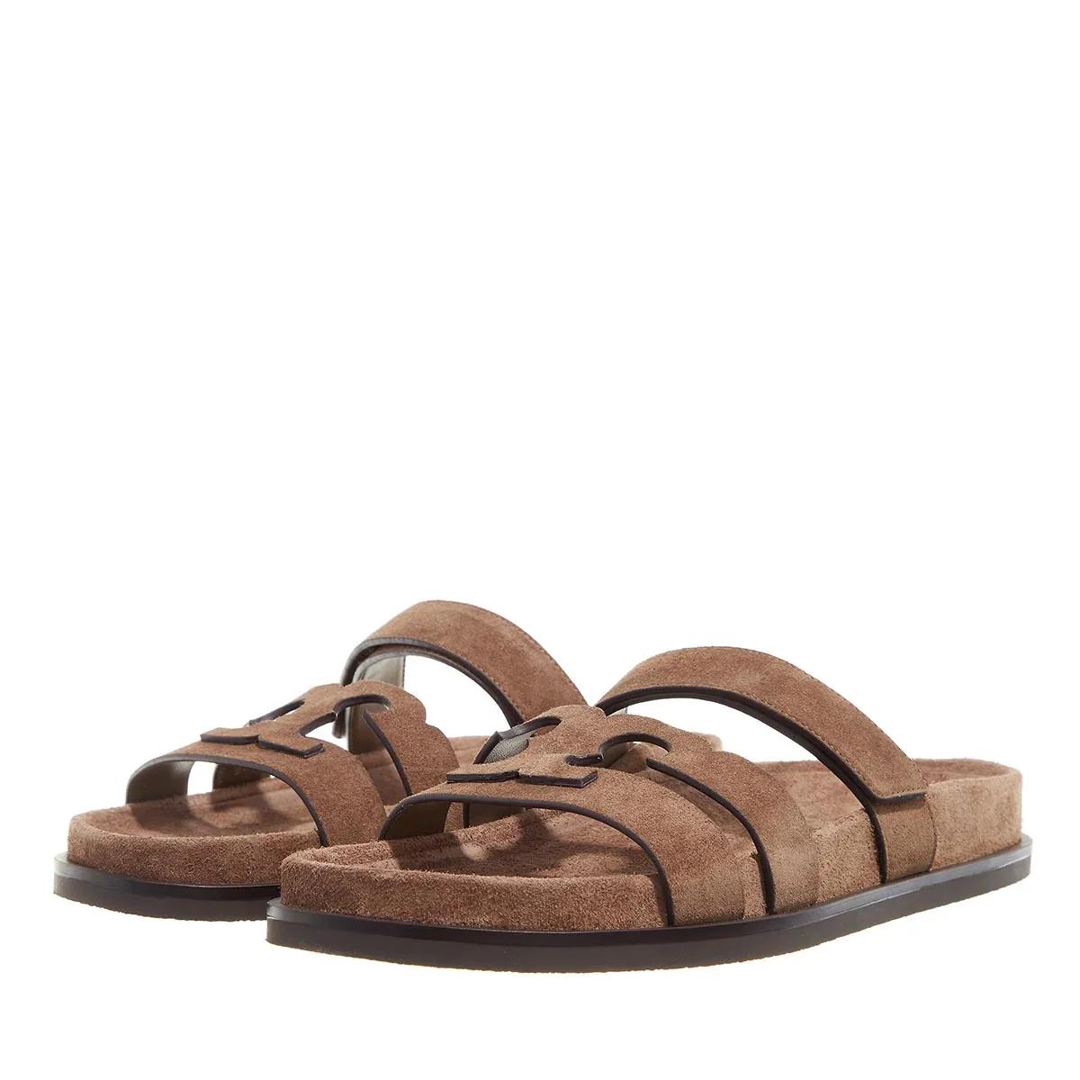 Tory Burch Slipper & Pantoletten - Ines Sport Slide - Gr. 36 (EU) - in Braun - für Damen von TORY BURCH