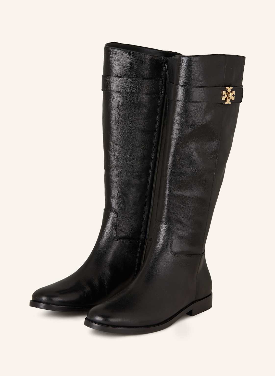 Tory Burch Stiefel T Lock schwarz von TORY BURCH