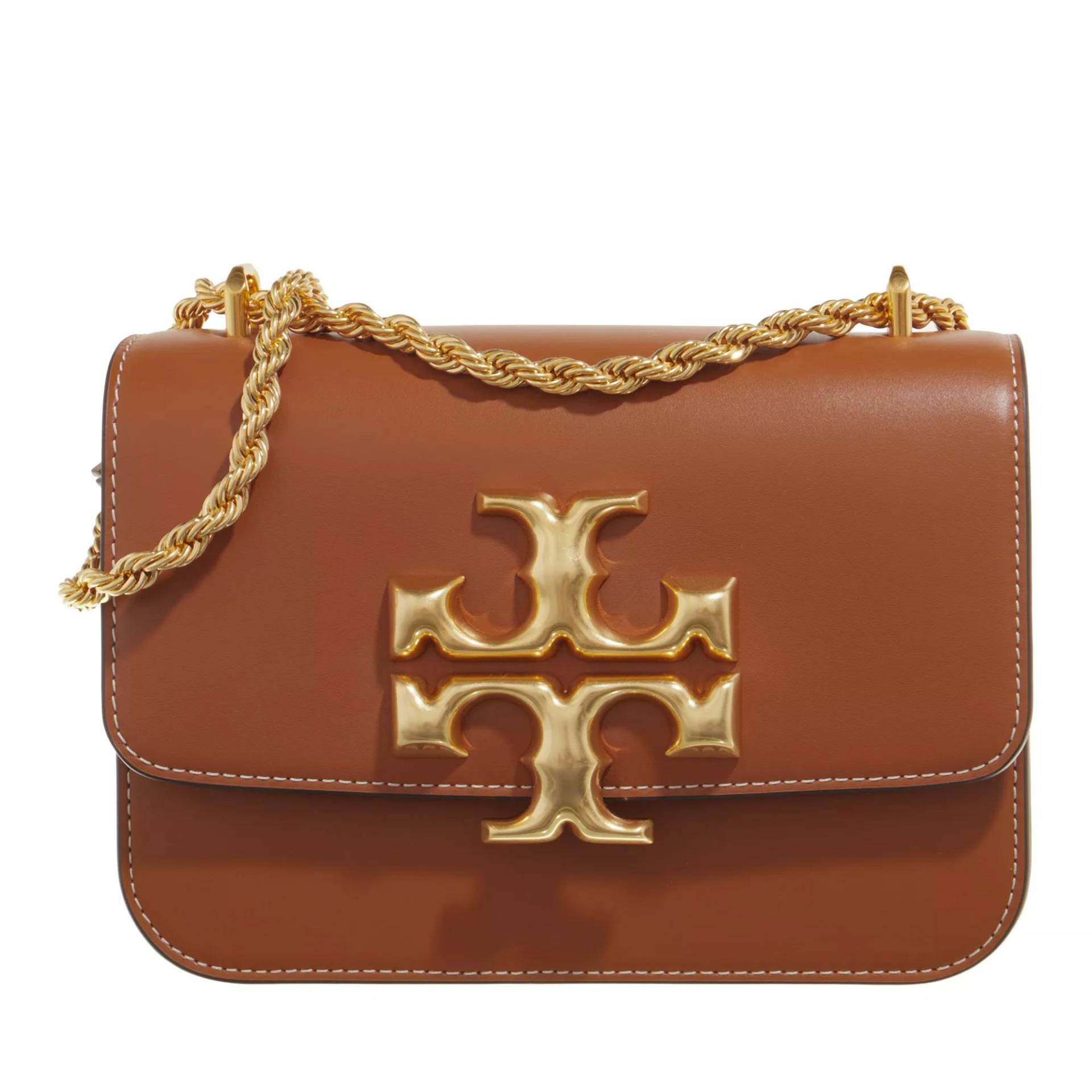 Tory Burch Umhängetasche - Eleanor Small Convertible Shoulder Bag - Gr. unisize - in Cognacbraun - für Damen von TORY BURCH