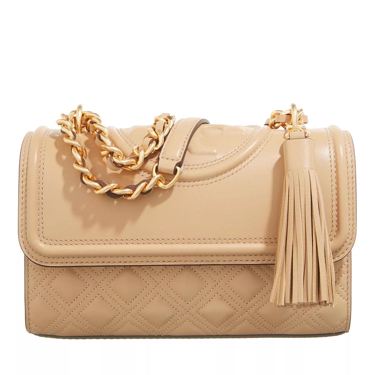 Tory Burch Umhängetasche - Fleming Small  Convertible Shoulder Bag - Gr. unisize - in Beige - für Damen von TORY BURCH