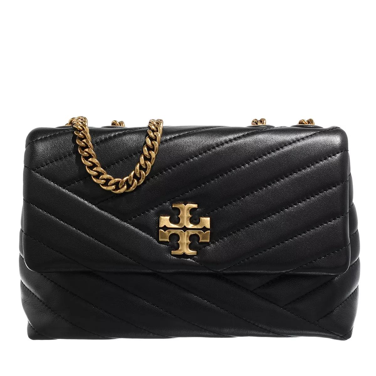 Tory Burch Umhängetasche - Kira Chevron Small Convertible Shoulder Bag - Gr. unisize - in Schwarz - für Damen von TORY BURCH