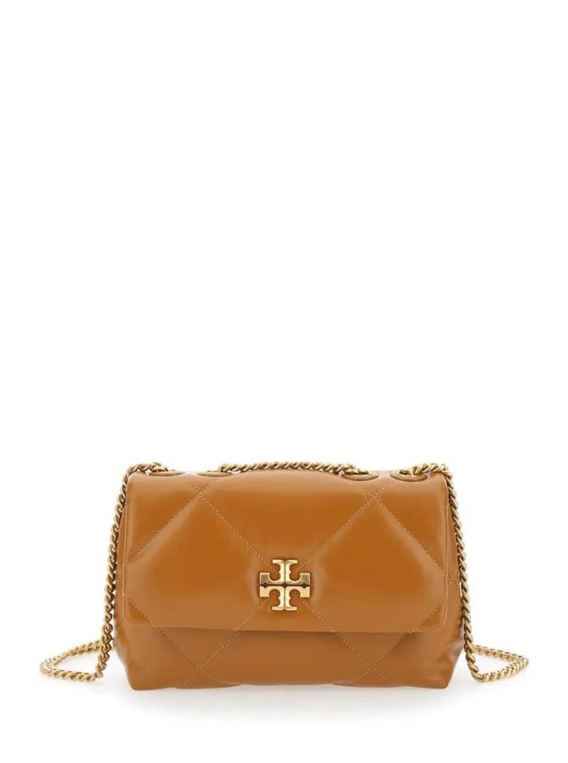 Tory Burch Schultertasche - Kira Diamond Quilt Small Convertible Shoulder Bag - Gr. unisize - in Braun - für Damen von TORY BURCH