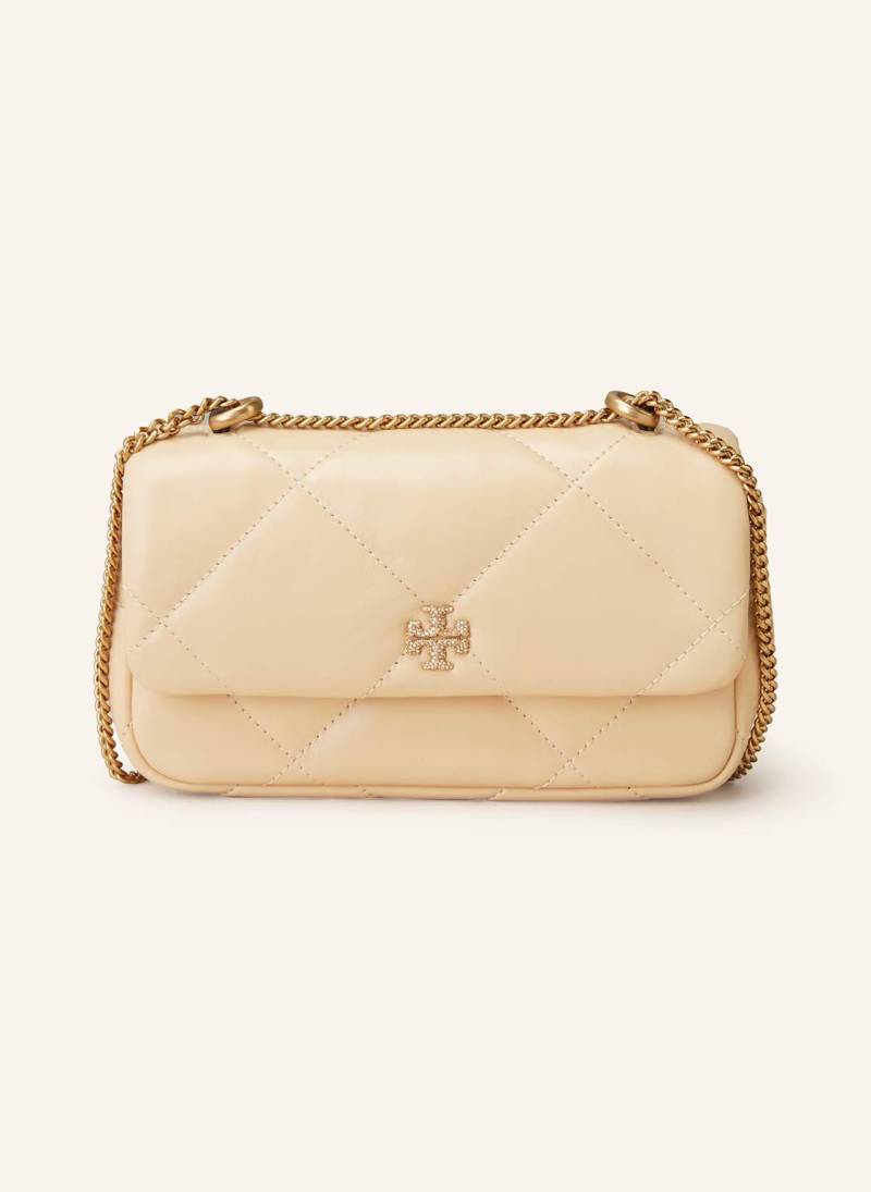 Tory Burch Umhängetasche Kira Mit Schmucksteinen beige von TORY BURCH