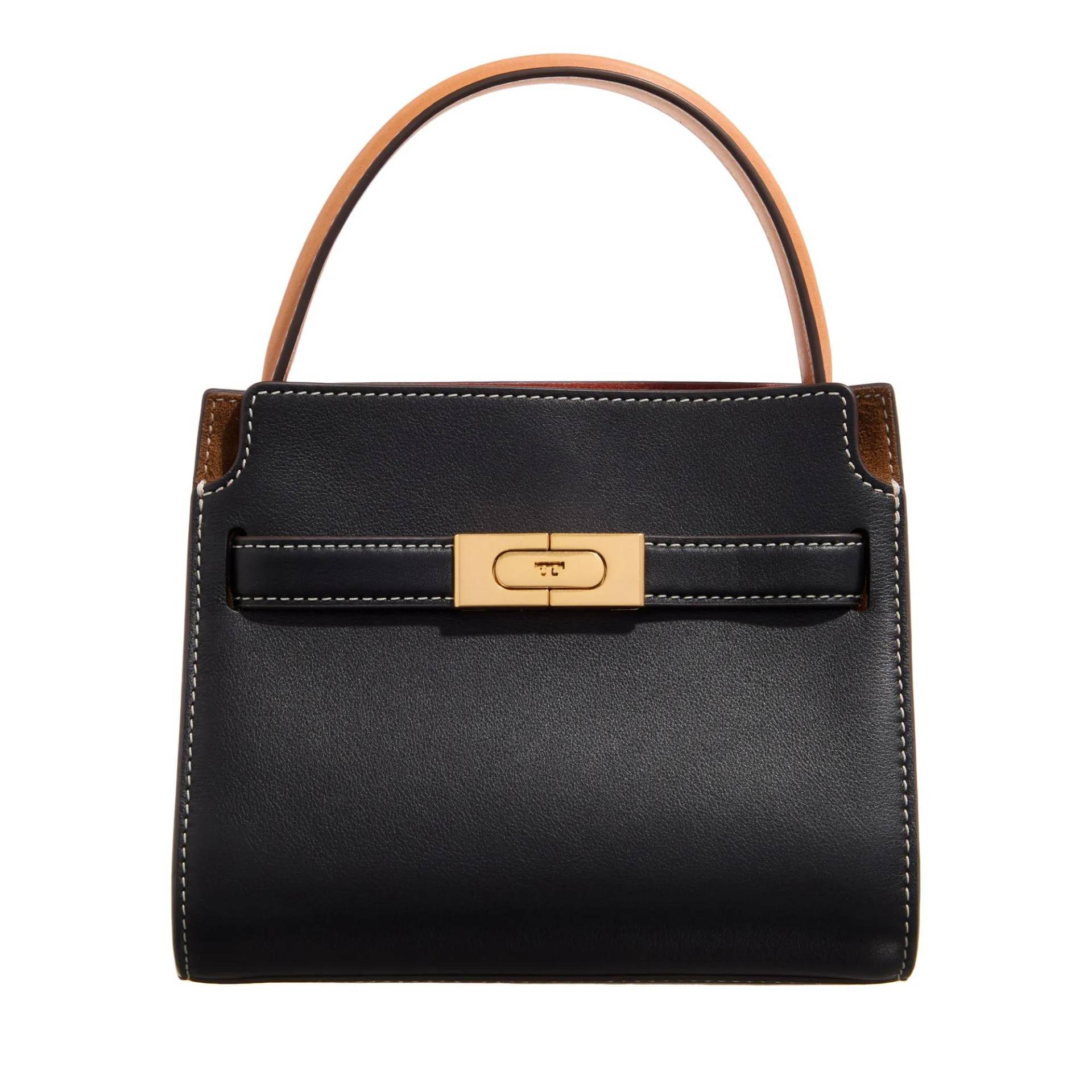 Tory Burch Umhängetasche - Lee Radziwill Petite Double Bag - Gr. unisize - in Schwarz - für Damen von TORY BURCH