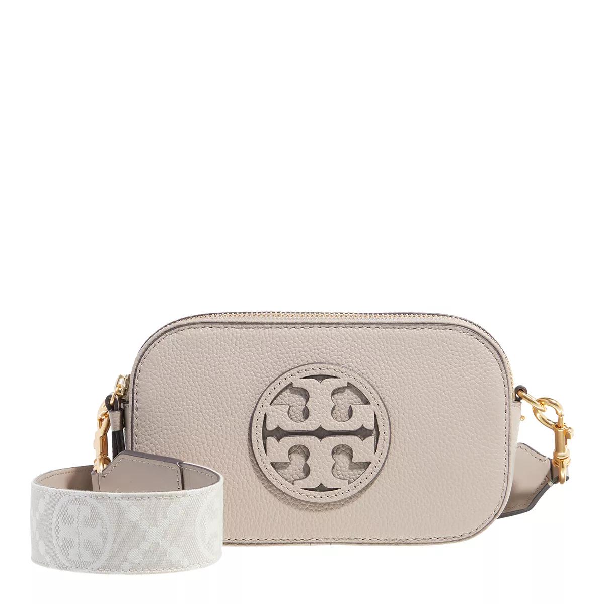 Tory Burch Schultertasche - Miller Mini Crossbody Bag - Gr. unisize - in Taupe - für Damen von TORY BURCH