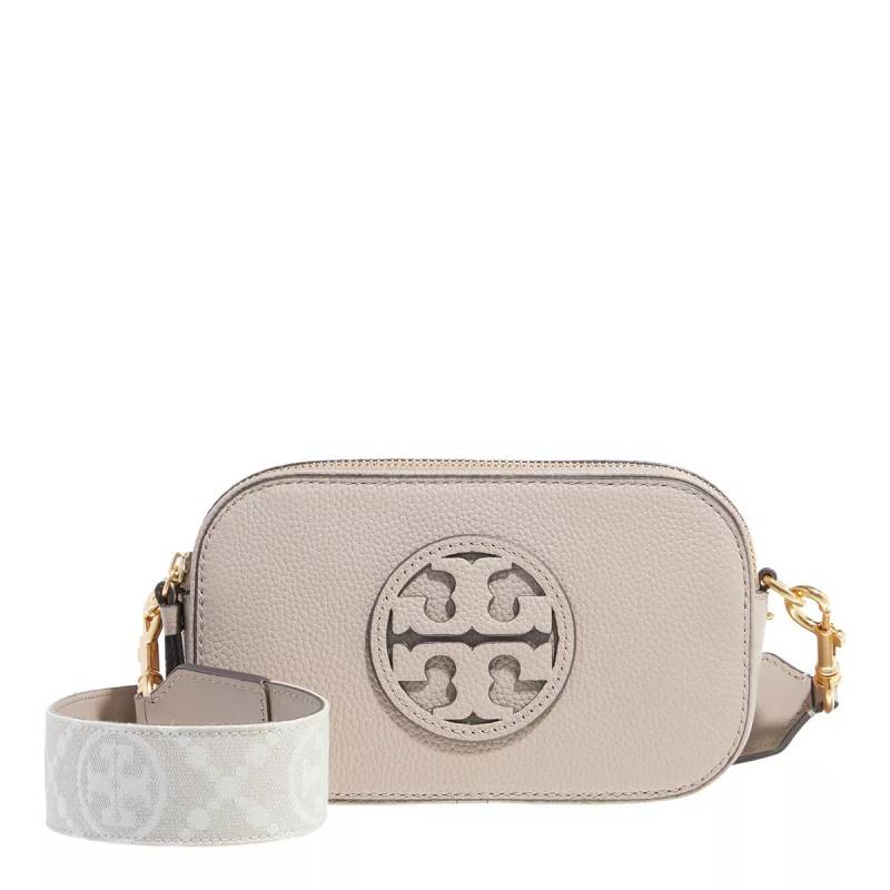 Tory Burch Umhängetasche - Miller Mini Crossbody Bag - Gr. unisize - in Taupe - für Damen von TORY BURCH