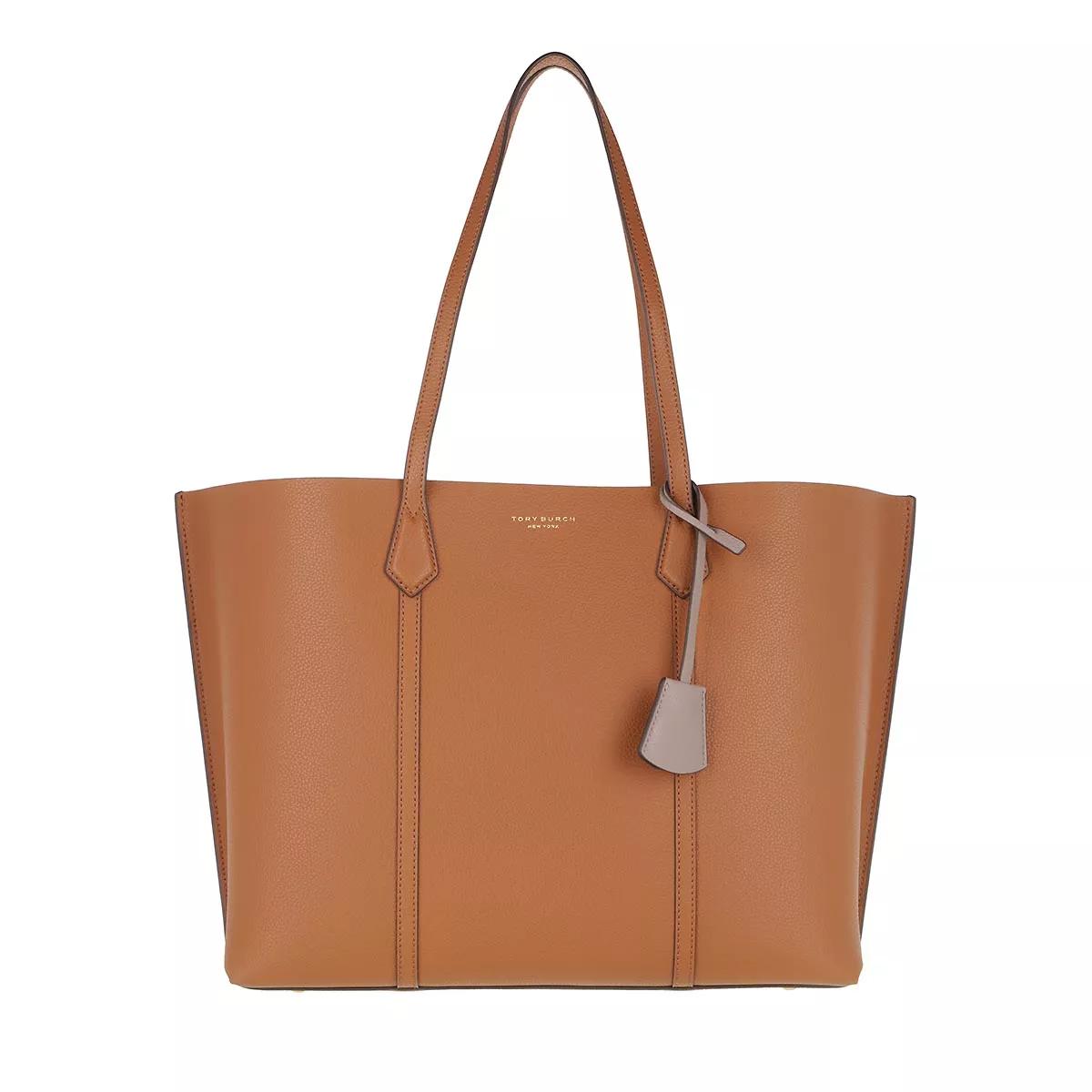 Tory Burch Umhängetasche - Perry Triple-Compartment Tote - Gr. unisize - in Cognacbraun - für Damen von TORY BURCH