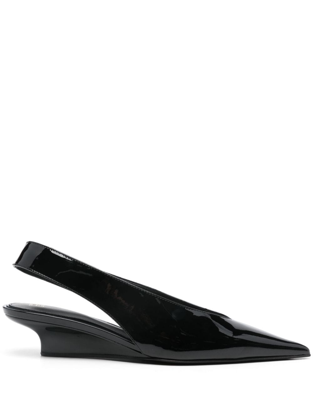 TOTEME 35mm The Wedge-Heel slingback pumps - Black von TOTEME