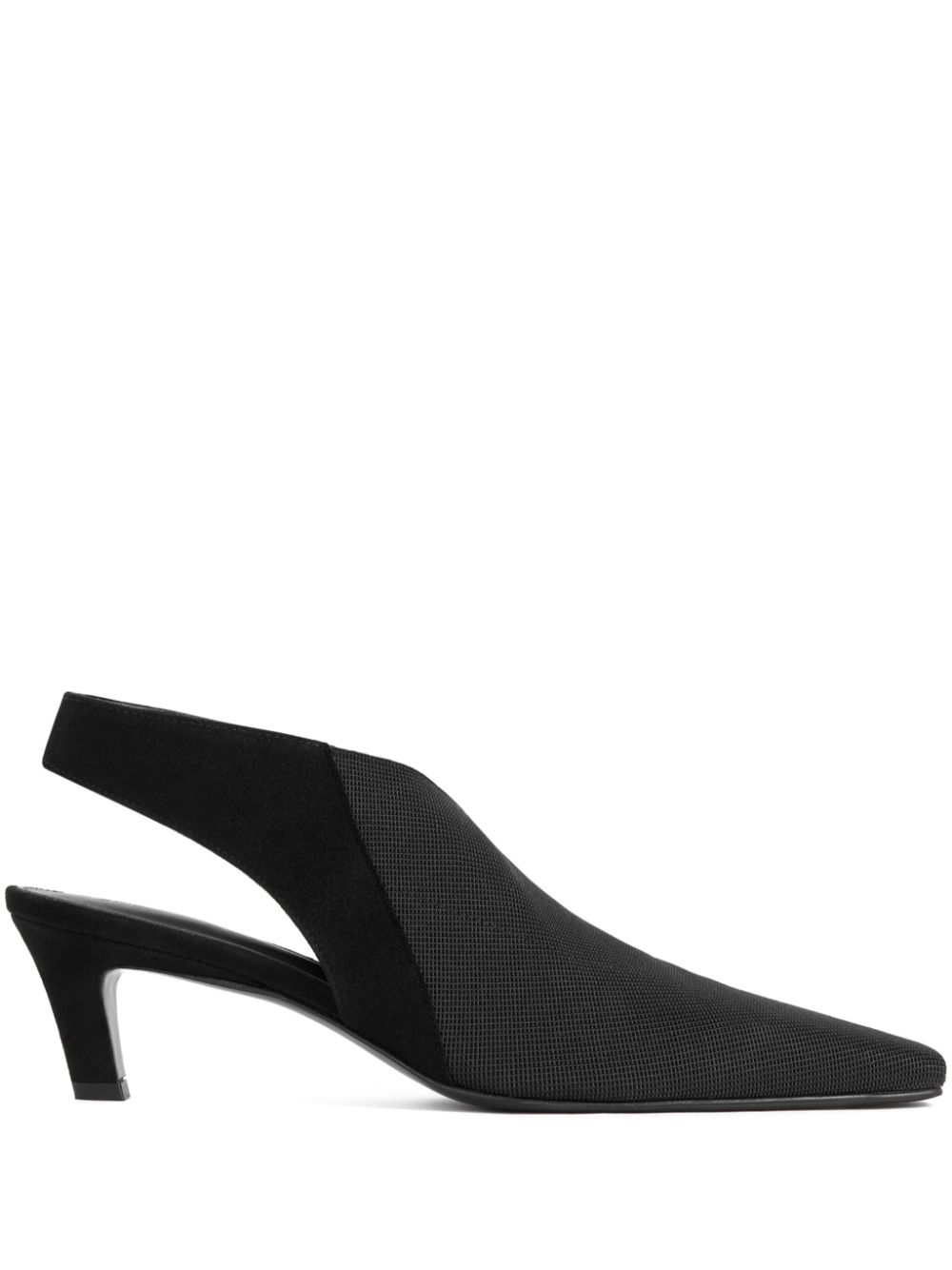 TOTEME 50mm suede pumps - Black von TOTEME