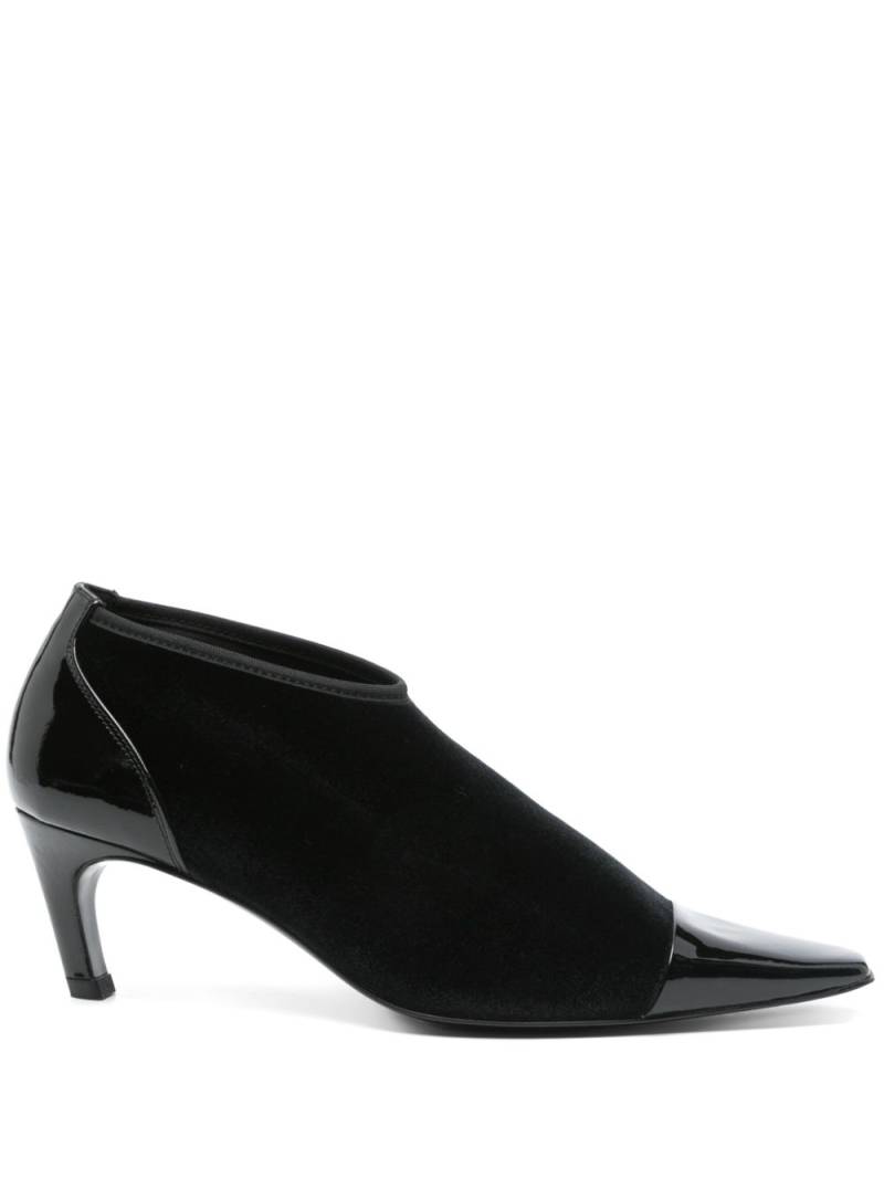 TOTEME 60mm Bi-Material pumps - Black von TOTEME