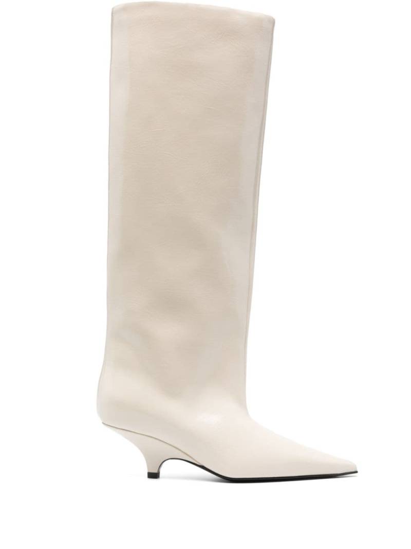 TOTEME 60mm The Wedge-Heel boots - Neutrals von TOTEME