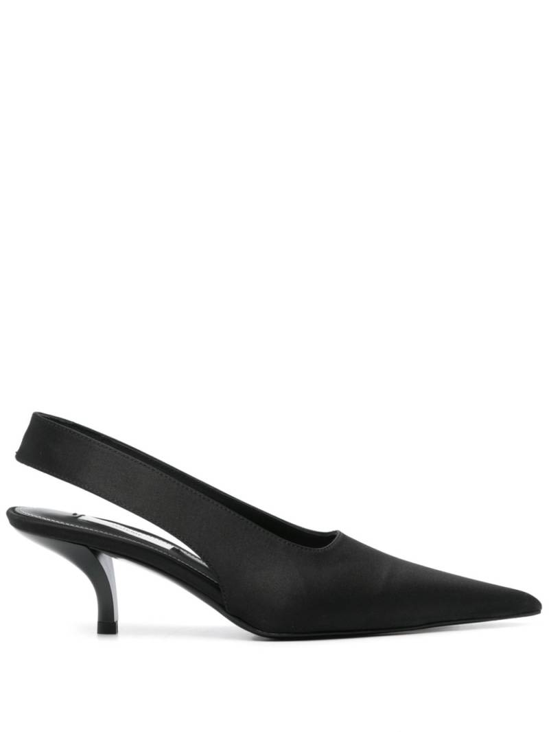 TOTEME 60mm slingback pumps - Black von TOTEME