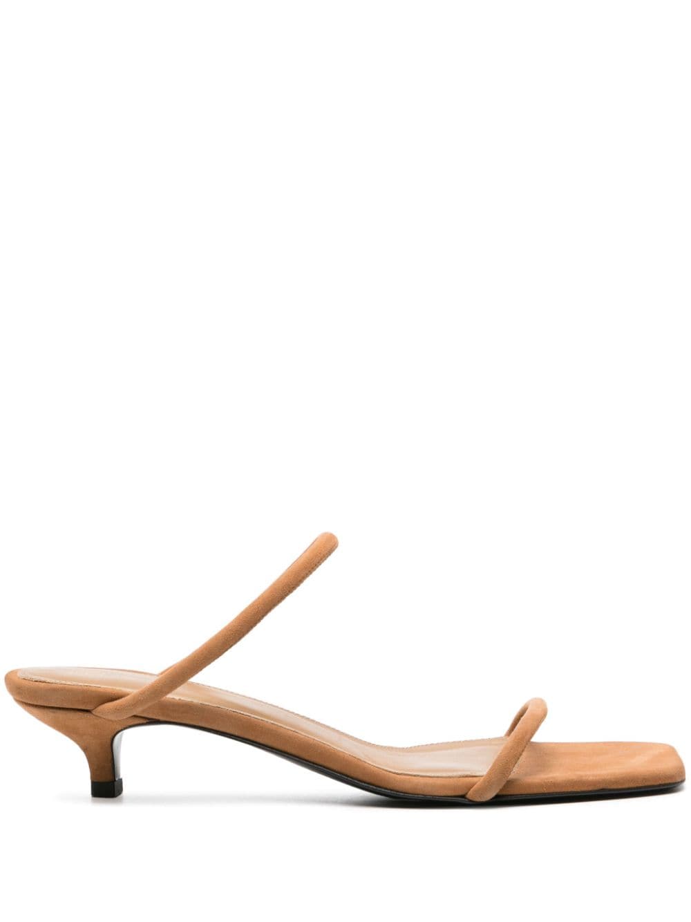 TOTEME Minimalist suede mules - Neutrals von TOTEME