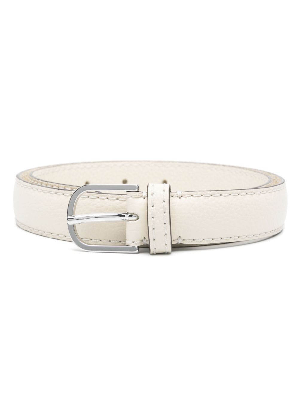 TOTEME Slim leather belt - Neutrals von TOTEME