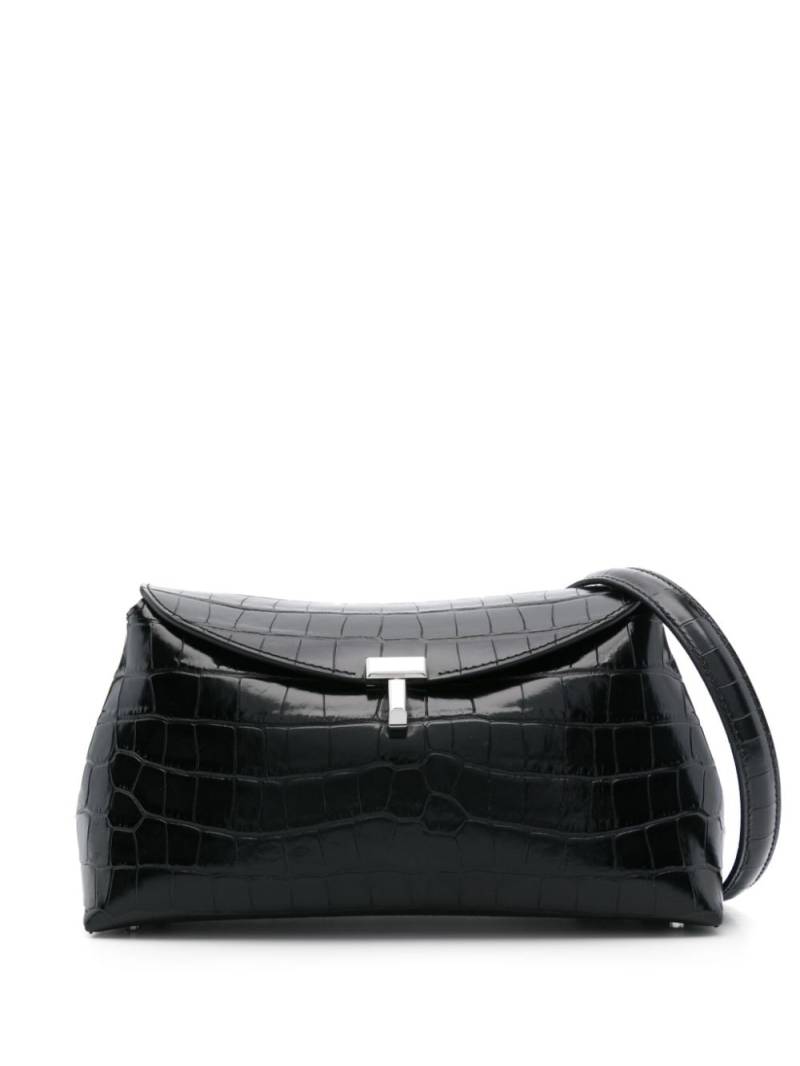 TOTEME T-Lock clutch bag - Black von TOTEME