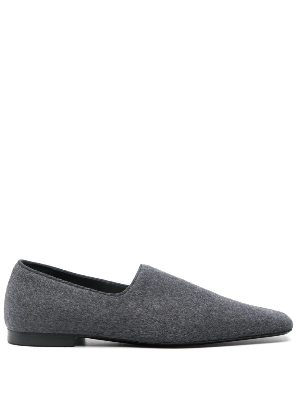 TOTEME The Piped loafers - Grey von TOTEME