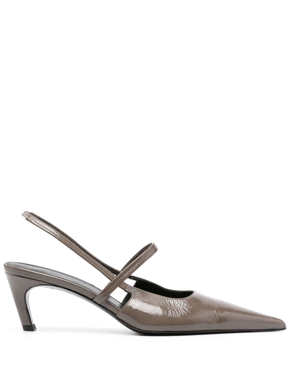 TOTEME The Sharp Slingback 50mm pumps - Brown von TOTEME