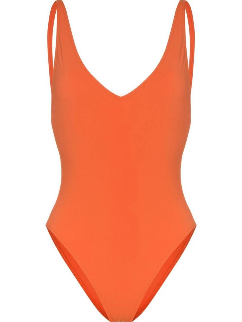 TOTEME V-neck swimsuit - Orange von TOTEME