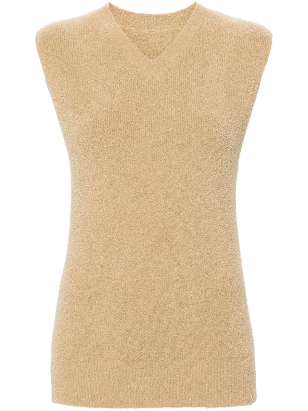 TOTEME V-neck terry-cloth vest - Neutrals von TOTEME